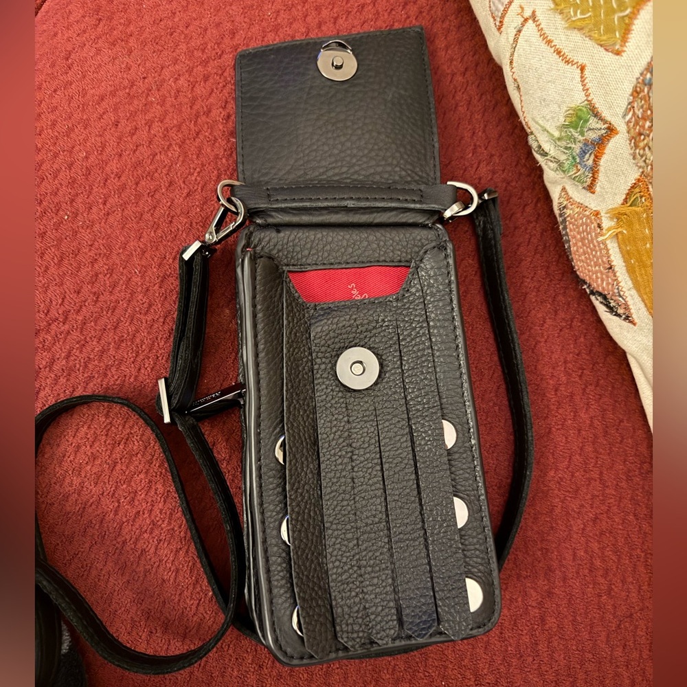 Hammitt 310 Wallet with Fringe in Black - Picture 3 of 7